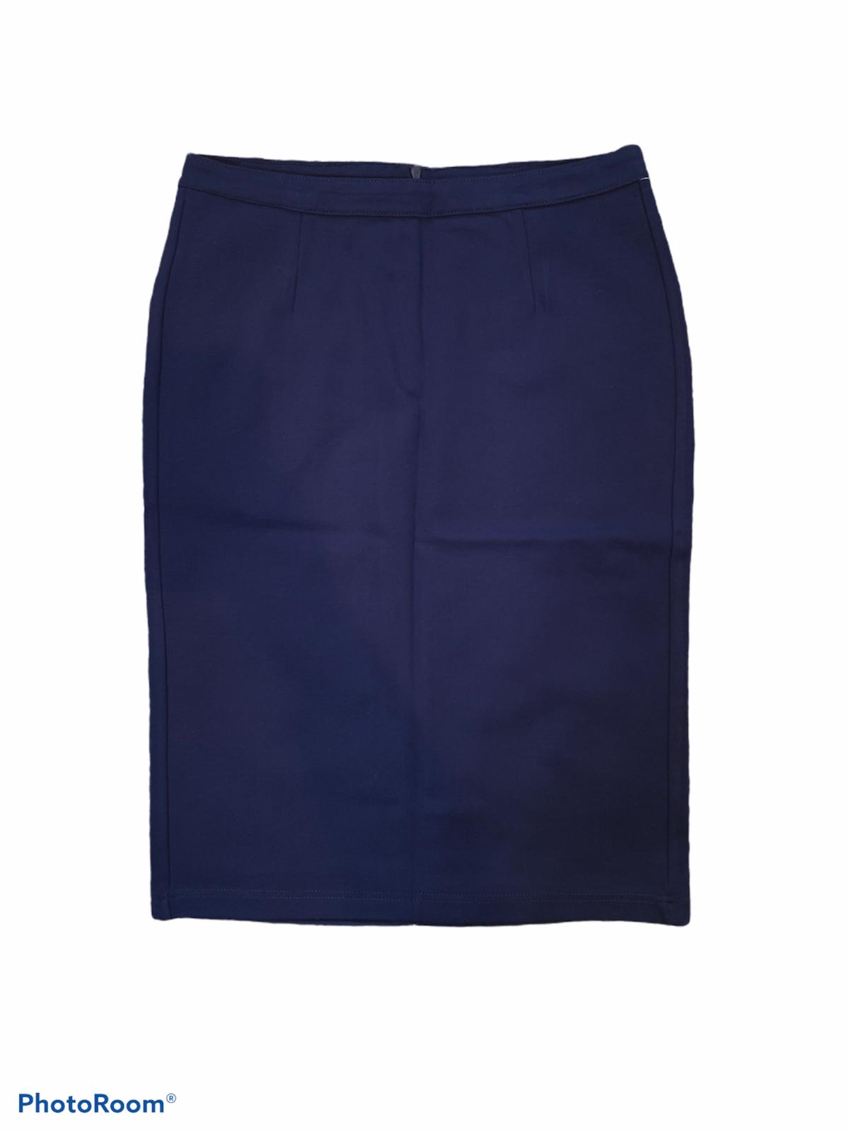 Lexi Midi Pencil Skirt in Navy