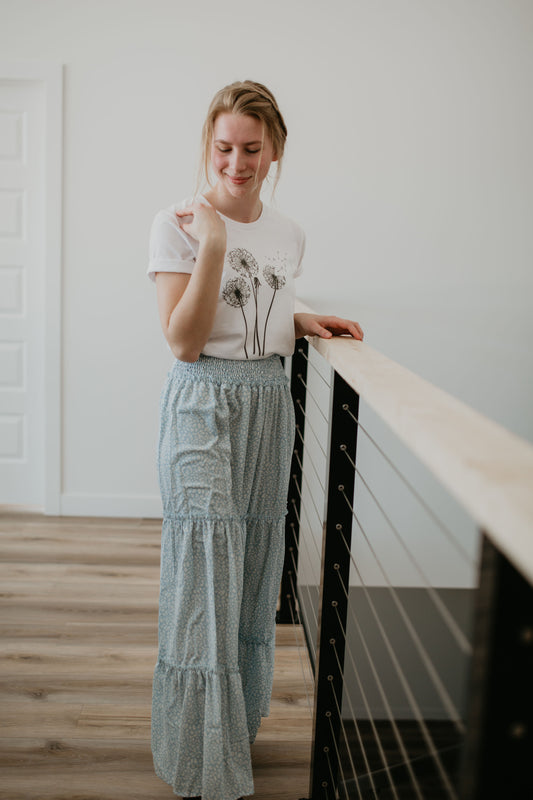 Leopard Print Maxi skirt