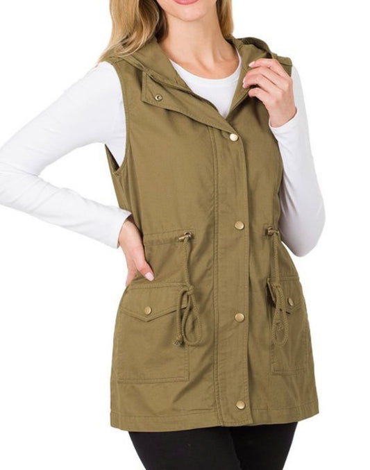 Utility Vest Light Olive